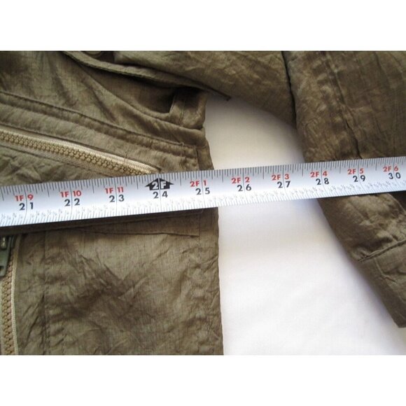 Vtg 1980's Women Gallery Polyester Shoulder Pad Jacket Sz L (Made in Korea WJ36 - Picture 4 of 11